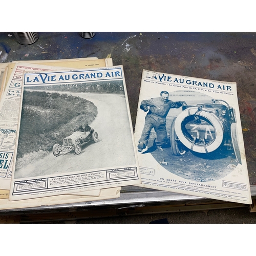 100 - La Vie Au Grand Air French Language Magazines Featuring Race Reports And Features 1906-1908. No's 40... 