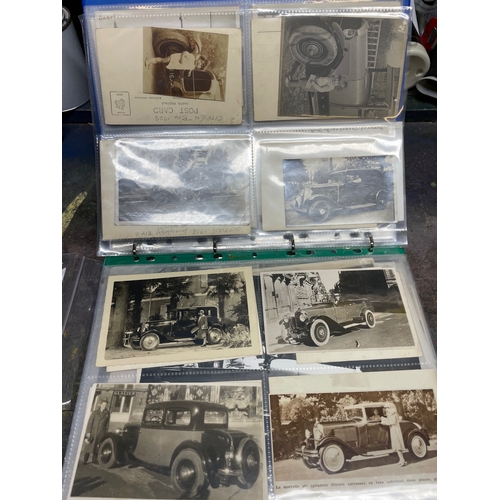 96 - Citroen Vintage Car Photographic Archive 1920s & 1930s. Two Folders of Period Photographs, Postcards... 