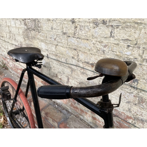 168 - c1910 Sanspareil Gentlemans Bicycle, Front & Rear Lamps, Red Tyres, Brass Tyre Inflator

In House Sh... 