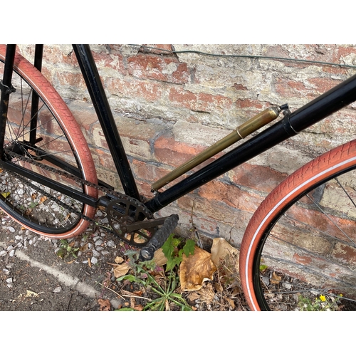168 - c1910 Sanspareil Gentlemans Bicycle, Front & Rear Lamps, Red Tyres, Brass Tyre Inflator

In House Sh... 