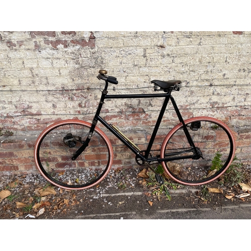 168 - c1910 Sanspareil Gentlemans Bicycle, Front & Rear Lamps, Red Tyres, Brass Tyre Inflator

In House Sh... 
