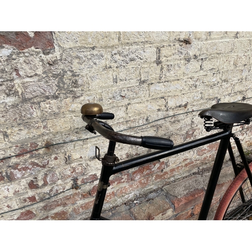 168 - c1910 Sanspareil Gentlemans Bicycle, Front & Rear Lamps, Red Tyres, Brass Tyre Inflator

In House Sh... 