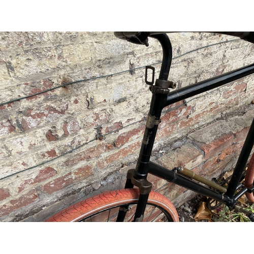 168 - c1910 Sanspareil Gentlemans Bicycle, Front & Rear Lamps, Red Tyres, Brass Tyre Inflator

In House Sh... 