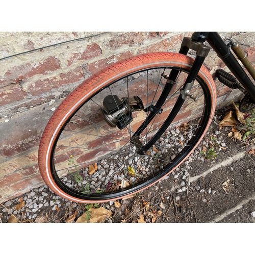 168 - c1910 Sanspareil Gentlemans Bicycle, Front & Rear Lamps, Red Tyres, Brass Tyre Inflator

In House Sh... 