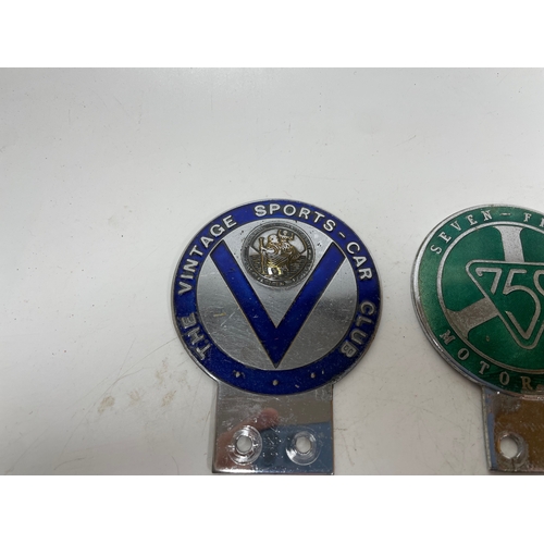 71 - 7no Motoring Badges, VSCC, Alvis, Brooklands Etc. ACN Badge is Bent

Shipping Rate B