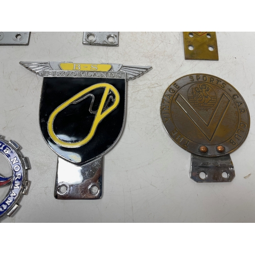 71 - 7no Motoring Badges, VSCC, Alvis, Brooklands Etc. ACN Badge is Bent

Shipping Rate B