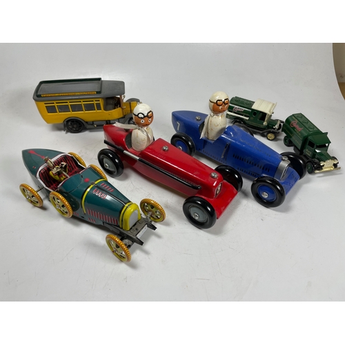 67 - Qty of Vintage & Sports Car Models, Burago Jaguar E Type, Tin Plate Bugatti, Etc

Shipping Rate B