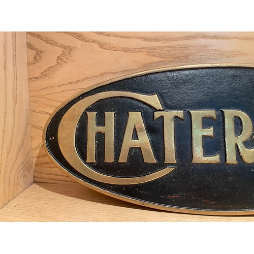 55 - A Chater Lea Brass Plaque, 20