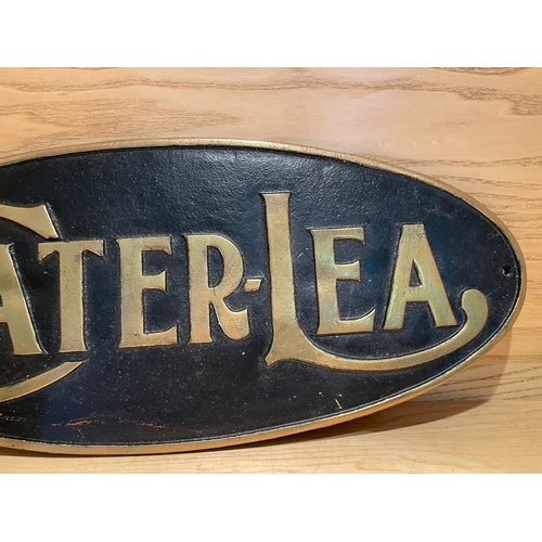 55 - A Chater Lea Brass Plaque, 20