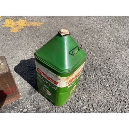 57 - Agricastrol 6 US Gallon Tin & Plain 2 Gallon Can with Cap

In House Shipping Unavailable