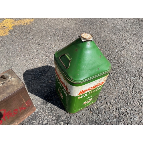 57 - Agricastrol 6 US Gallon Tin & Plain 2 Gallon Can with Cap

In House Shipping Unavailable