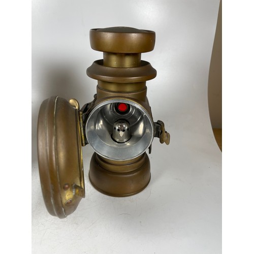 89 - Pair Lucas No.145 Brass Veteran Car Lamps, Lucas Kings Own Model, Appearing Complete In Notably Good... 