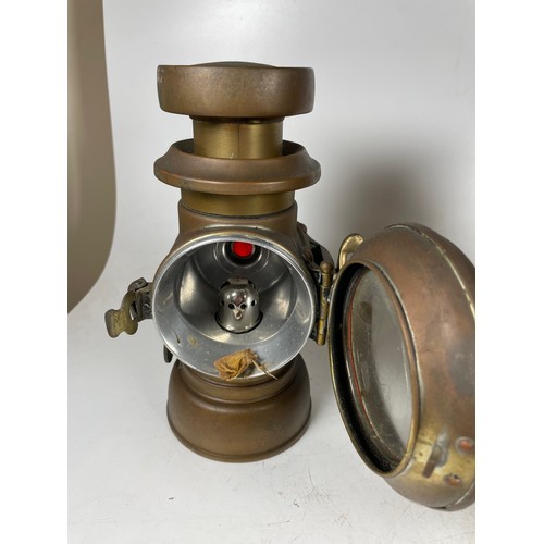 89 - Pair Lucas No.145 Brass Veteran Car Lamps, Lucas Kings Own Model, Appearing Complete In Notably Good... 