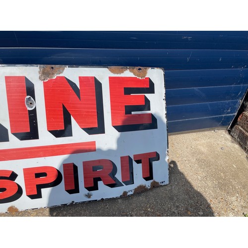 37 - Redline Motor Spirit Enamel Sign, Good Gloss 55