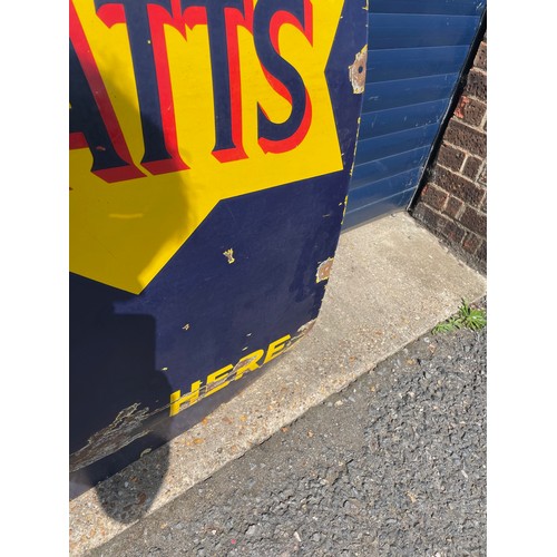 38 - Get Pratts Here Enamel Door Sign, 55