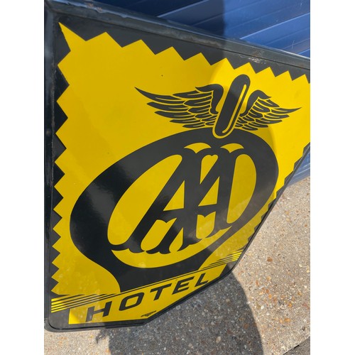 39 - AA Hotel Double Sided Hanging Sign, 22
