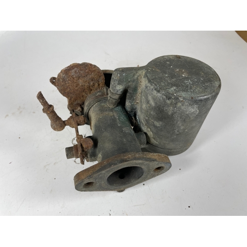 90 - Stewarts 50mph Speedometer, Smiths Clock t/w others. Including large carb (poss Solex), two wing mou... 