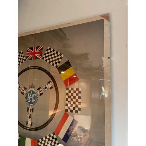 93 - European Grand Prix 1964, Brands Hatch Original Poster, measuring 75cm x 50cm and visible tear runni... 