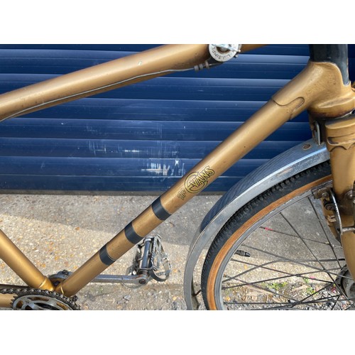 131 - The Evans Tandem Tricycle, very original, Gold colour, Resilion Brakes, Cyclo Gears.


In House Ship... 