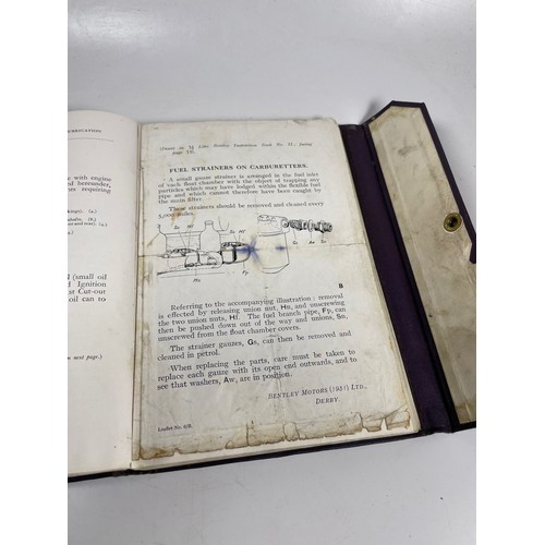 113 - Bentley 3 1/2 Litre Instruction Book
Shipping Rate B