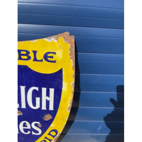 35 - Double Sided Raleigh Cycles Enamel Shield, Some Loss To Edges But Good Gloss Throughout

In House Sh... 