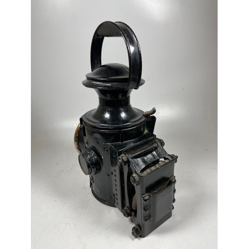 32 - Eli Griffiths Sprung Traction Engine Rear Lamp, 11 7/8