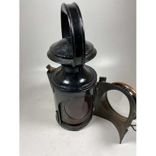 32 - Eli Griffiths Sprung Traction Engine Rear Lamp, 11 7/8