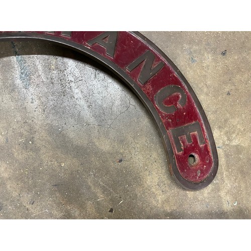 34 - 'Perseverance' A Traction Engine Brass Name Plate, Believed Original Fitment To A Garrett Traction E... 