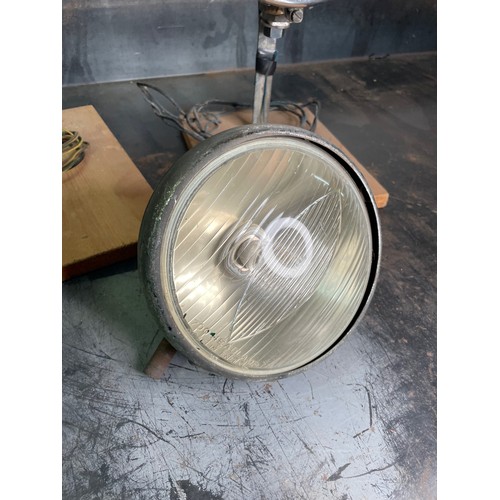 502 - Three Vintage Car Headlamps, Lucas 700, NOTFK Fogmaster, Meteor No Dazzle

Shipping Rate C