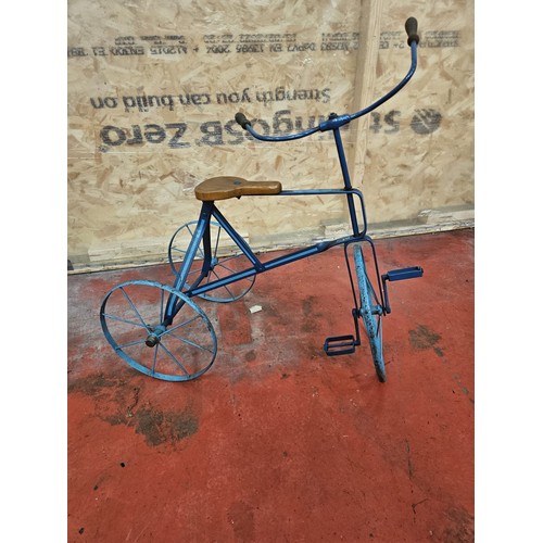 529 - Blue Steel Childs Tricycle

In house shipping unavailable