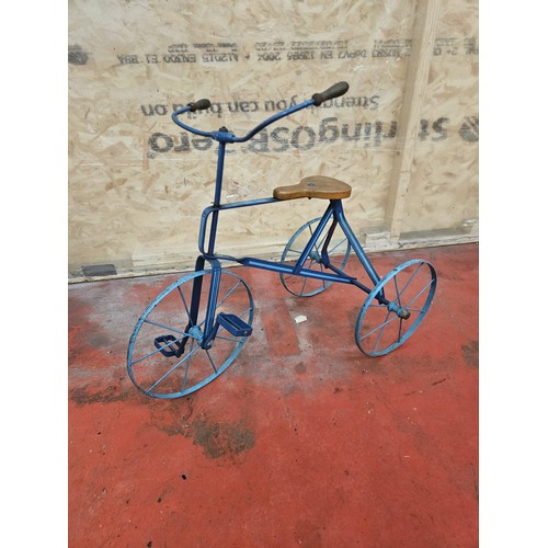 529 - Blue Steel Childs Tricycle

In house shipping unavailable