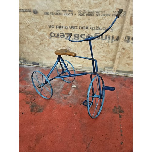 529 - Blue Steel Childs Tricycle

In house shipping unavailable
