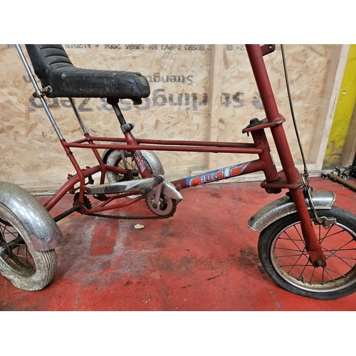 534 - Big T Tricycle, Raileigh Tomohawk Style

In house shipping unavailable