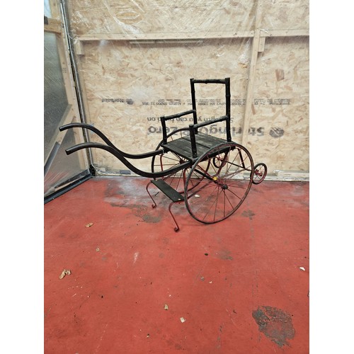 535 - Hand Cart / Personnel Carrier, of wood and wrought iron construction

In house shipping unavailable