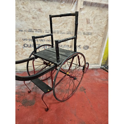 535 - Hand Cart / Personnel Carrier, of wood and wrought iron construction

In house shipping unavailable