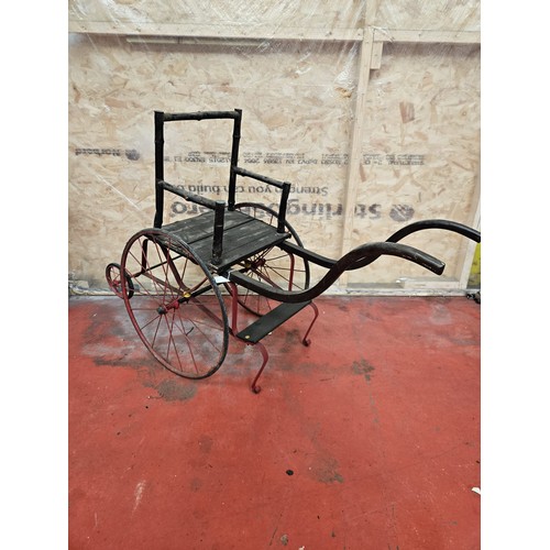 535 - Hand Cart / Personnel Carrier, of wood and wrought iron construction

In house shipping unavailable