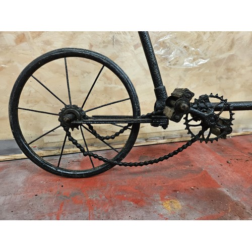 549 - Early Childs Scooterlike Bicycle, Leaf Spring Style Rear End

In house shipping unavailable