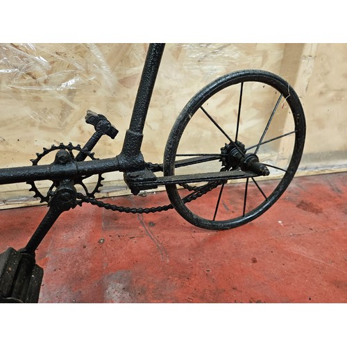 549 - Early Childs Scooterlike Bicycle, Leaf Spring Style Rear End

In house shipping unavailable
