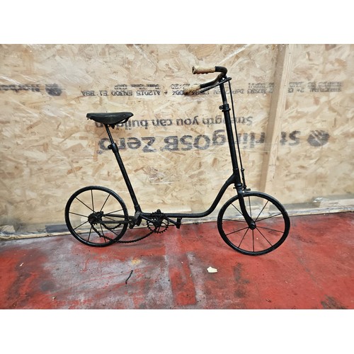 549 - Early Childs Scooterlike Bicycle, Leaf Spring Style Rear End

In house shipping unavailable