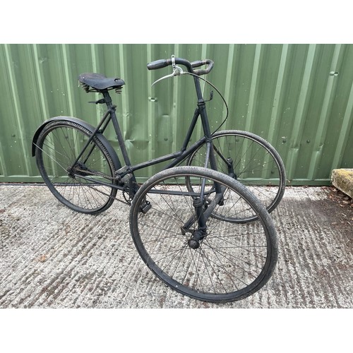 657 - Harding Style Front Steer Tricycle, Unusual Frame

In house shipping unavailable