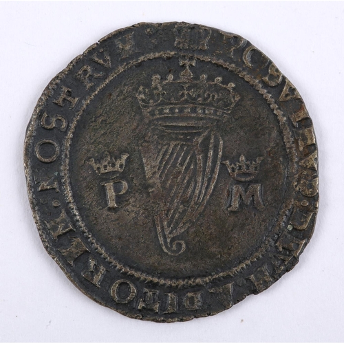 252 - Coins. Ireland, Philip & Mary, Groat 1555 mm Portcullis, better than average striking, about very fi... 