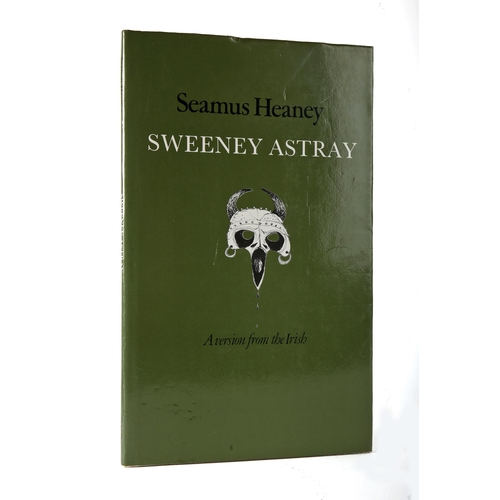 359 - Heaney, Seamus. Sweeney Astray. Field Day, Derry, 1983, 8vo. Signed by the author in Irish on the ti... 