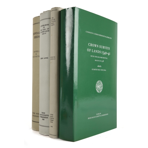 384 - Irish Manuscripts Commission. Mac Niocaill, Gearoid (ed). Crown Survey of Lands 1540 – 41. I.M.C., D... 