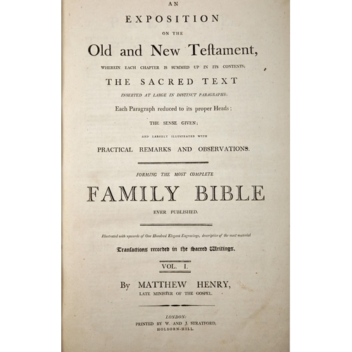 445 - Henry, Matthew An Exposition on the Old and New Testaments, Where Each Chapter is Summed Up in Its C... 