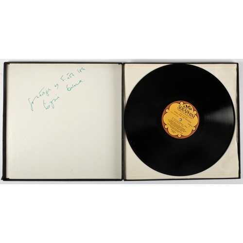 472 - Sean O'Casey, two signed records. Sean O'Casey Reading from... LP record signed by Sean O'Casey; tog... 