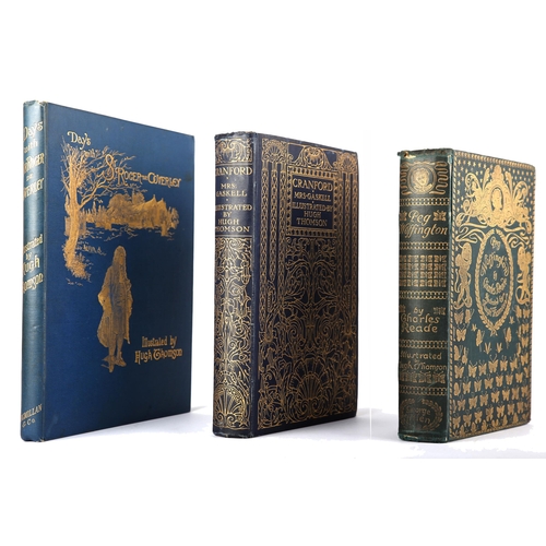 537 - Three Hugh Thomson Illustrated books, 1886-1907. Reade, Charles. Peg Woffington; Gaskell, Mrs. Cranf... 