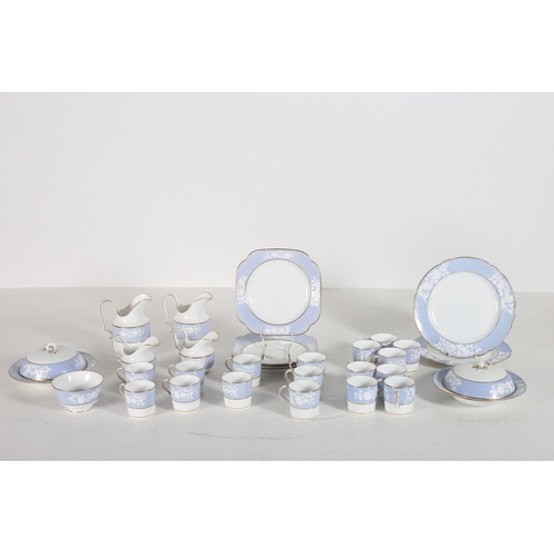 490 - FORTY NINE PIECES OF SPODE COPELAND CHINA to include six cake plates two serving plats two muffin di... 