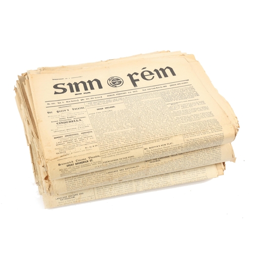 74 - Sinn Fein Newspaper, November 28, 1914 to February 3, 1912, Vol's. 3, 4 and 5, an extensive collecti... 