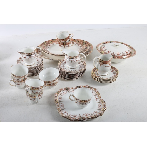 130 - A MATCHED ARKLOW POTTERY DINNER AND TEA SERVICE comprising cups saucers oval platters tureen etc (si... 