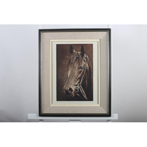 155 - LEGION KOSTALSKI
Portrait of a Horse 
Limited edition print
Signed and dated in the margin 
41cm (h)... 